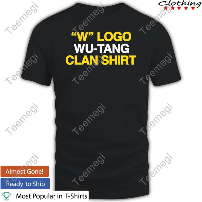 Thegoodshirts Shop W Logo Wu Tang Clan Shirt Funny T Shirt
